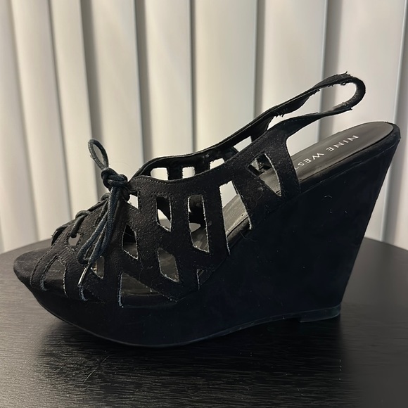 Nine West Lattice Wedges - Picture 1 of 6